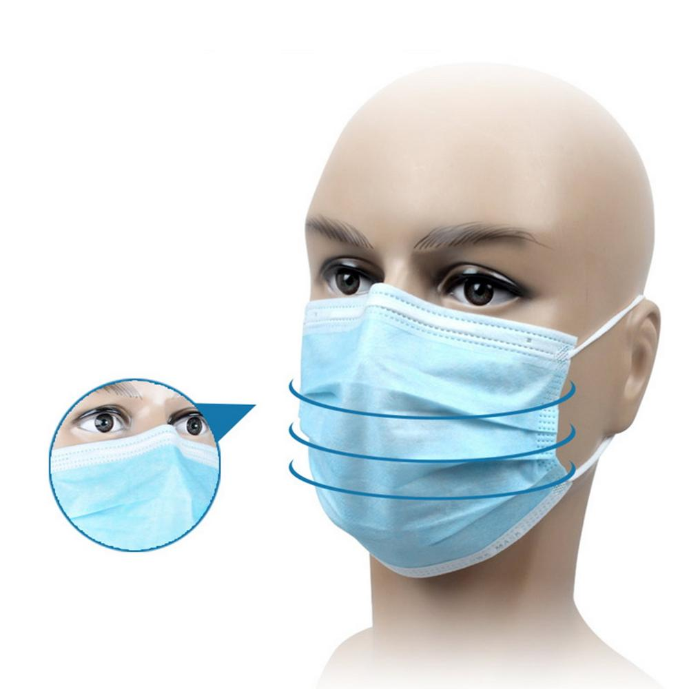 Daily protective masks Three-layer meltblown cloth non-woven civilian anti-fog anti-fog haze dust-proof disposable civil masks